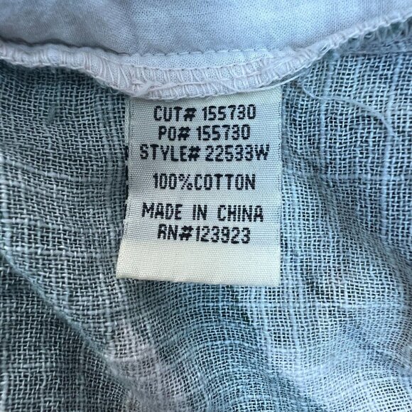 XCVI Wearables Shorts Womens‎ XL Green Camo Drawstring Cotton Pockets Casual - Picture 8 of 13